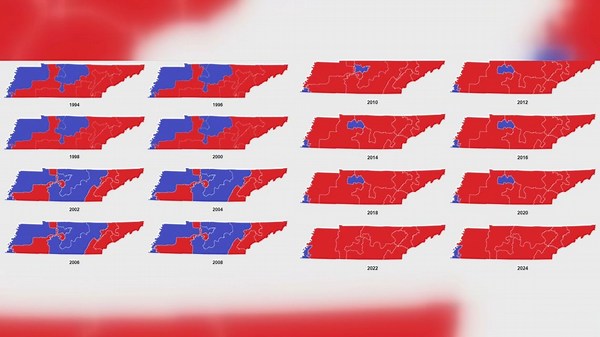 Tennessee’s new congressional map reflects long history of partisan redistricting