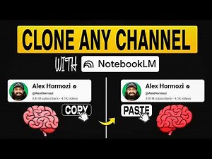 🤫 Steal any YouTube channel brain using Notebook LM (NotebookLM Hack)