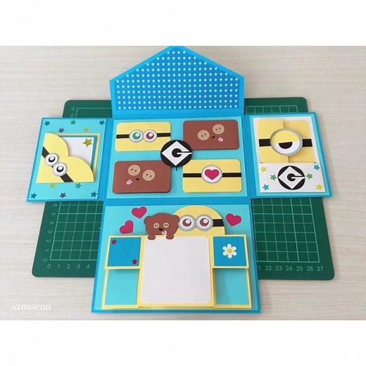 ミニオンの手作りアルバム作り方