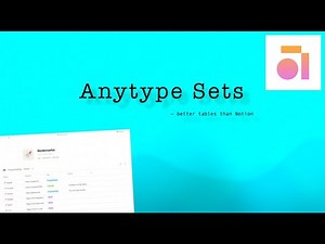 Anytype Sets - Notion Databases, but better.