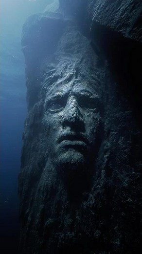 The Stone Face Found 10,000 Feet Below The Ocean