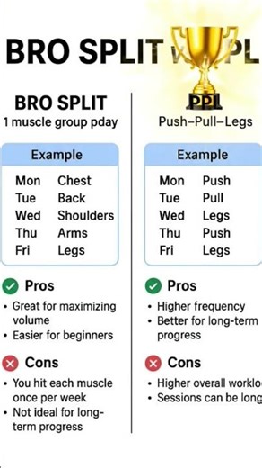 PPL vs Bro Split — What’s Better for Gains?