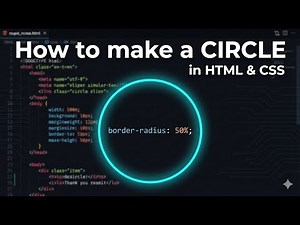 Master CSS Shapes: How to Create a Perfect Circle in HTML and CSS