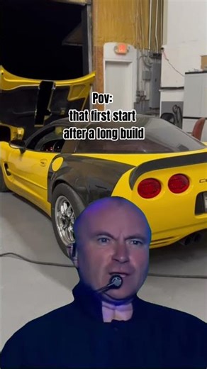 The first start hits different - #corvette #projectcar #supercharged #ATX