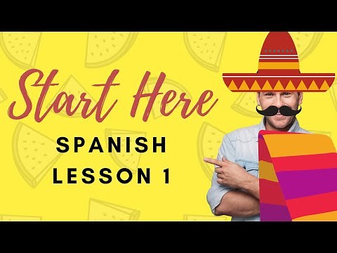 This Is Your First Lesson In Spanish