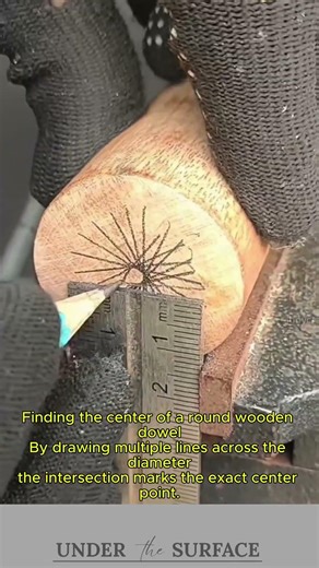 How to Find the Center of a Round Dowel