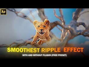 Smoothest ripple effect + Free Preset ; after effects