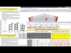 CSI ETABS - 07 - Stiffness Irregularity Check (Soft Story and Extreme Soft Story check)