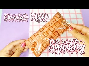 Paper Squishy Chocolate 🍫 | Paper Squishy | Paper Craft