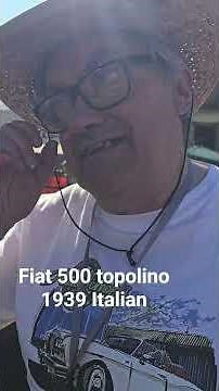 Fiat 500 topolino 1939 Italian old car land 2026