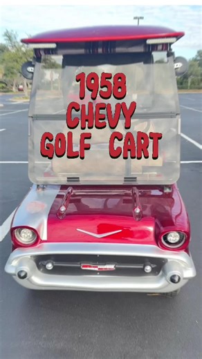 1957 Chevy GOLF CART! #classiccars #golfcartlife #chevy