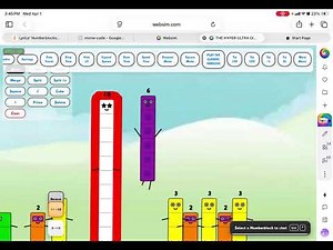 Numberblocks websim s1 e1