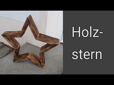 Weihnachtsdeko | Holzstern