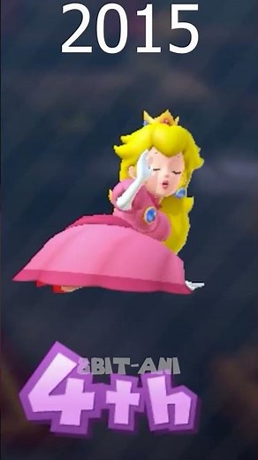 Evolution of Princess Peach's Losing Moments in Mario Party 1998-2025 #mario #shorts #shortvideo