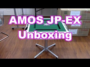 Japanese Riichi Mahjong Auto Table AMOS JP-EX Unboxing