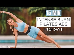 PILATES ABS in 15 min INTENSE BURN 🔥 at home workout (for toned core) in 14 Days