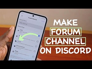 How to Make a Forum Channel on Discord
