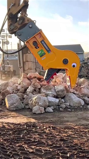 Adding googly eyes to a pulverizer instantly makes the job better..