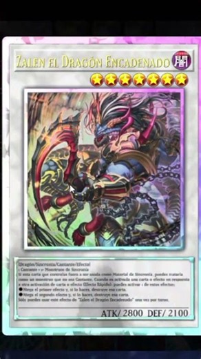 Zalen el Dragon Encadenado Yu-gi-oh! Master Duel Cartas cheniadas #yugioh #gameplay #anime