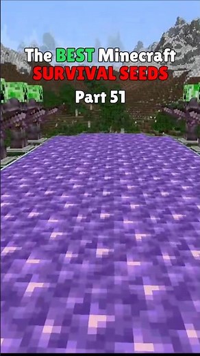 The BEST Minecraft SURVIVAL SEEDS (Java & Bedrock) - Part 51