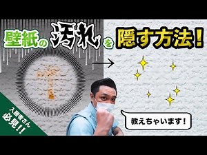 【簡単DIY】壁紙の汚れを隠す方法をご紹介！！タッチアップを使った修復