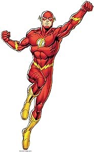 Flash Ready for Combat Officially Licensed Wall Sticker - Easy DIY Justice League Home Wall Decor Car Truck Hood Door Sticker Decal Art Mural Large