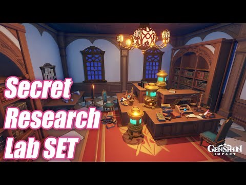 Secret Research Lab SET | 2 versions | Serenitea Pot - Genshin Impact