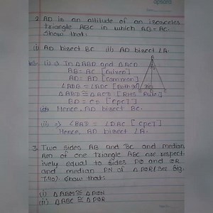 ncert class 9 math exercise 7.3 question no 1,2,3 and 4. #shorts