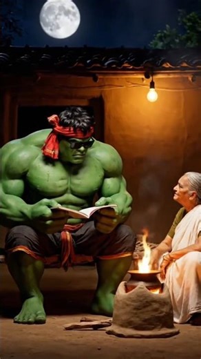 When Hulk mother says hulk taka out forest of a ghost when hulk run