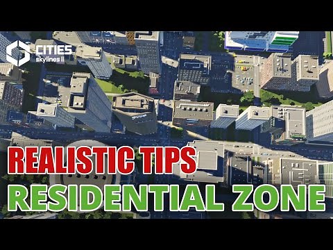 How to Build a REALISTIC Residential Zone in Cities Skylines 2 | Realistic City Tips