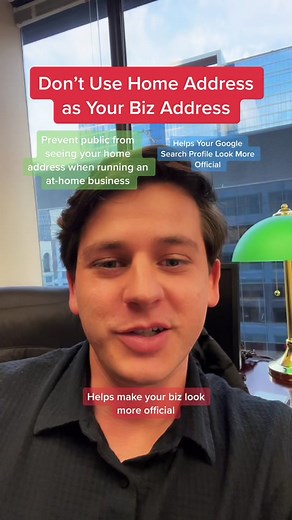 Get a Virtual Office Address Instead. #business #llc #virtualoffice #protectyourbusiness #entrepreneur #legal #startups #businessowner #businesscheck