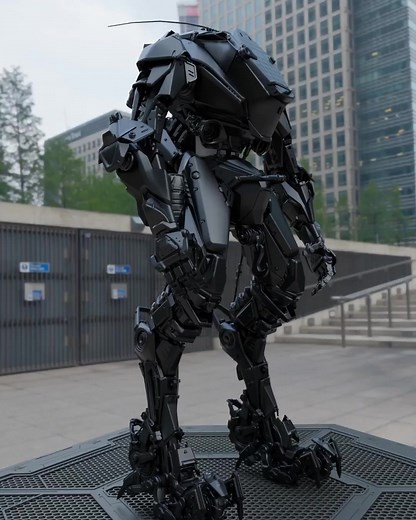 Scary Robot Mouth Design in London