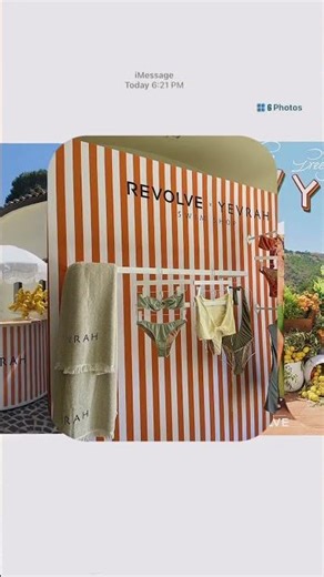 Throwback to working with for Revolve x Lori Harvey swimwear launch