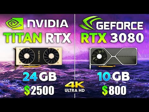 Titan RTX 24GB vs RTX 3080 10GB - Test in 10 games