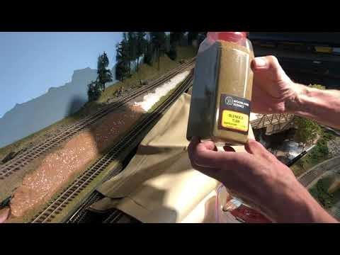 How to make quick scenery over sculptamold