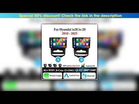 Get Car Radio For Hyundai ix20 ix-20 2010 - 2023 Stereo Multimedia Video Player Wireless Carplay BT