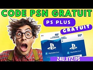 AVOIR UN CODE PSN GRATUIT - CODE PSN GRATUIT LIVE 2024 - AVOIR LE PS PLUS GRATUITEMENT 2024