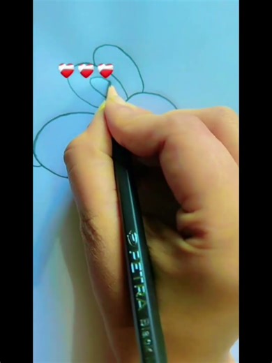 Learn to draw a rabbit with the number 22