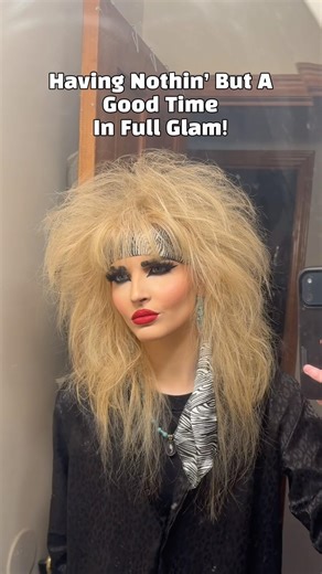 Big 80s Hair and Full Glam! #80srock #80saesthetic #genx #80s #hairmetal #80smusic #rock