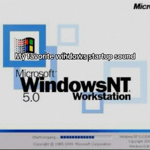 my favorite windows startup sound