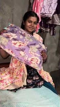 Pillow cover hum Khud se ￼Banaya Hai😁￼Purani Kapade ka👍#youtubeshorts #shortsfeed #viral #minivlog