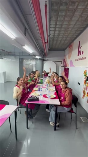 Our teens are learning the true art of pasta-making at Kraft Kitchen. 💫 Hands in the dough, smiles all around!