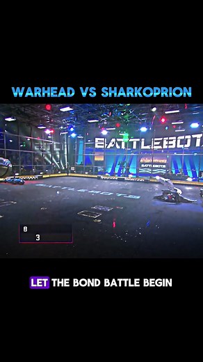 Warhead vs Sharkoprion Battle - Epic Robot Wars Clash