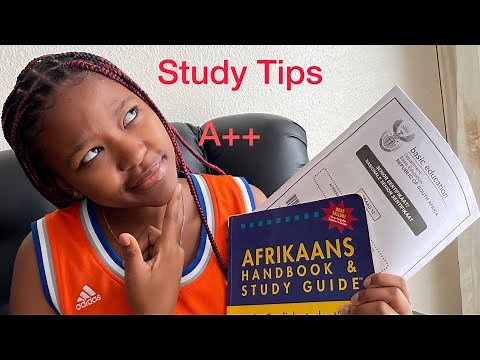 HOW TO STUDY FOR AFRIKAANS FAL PAPER 1 || STUDY TIPS || DISTINCTION || PAST PAPERS