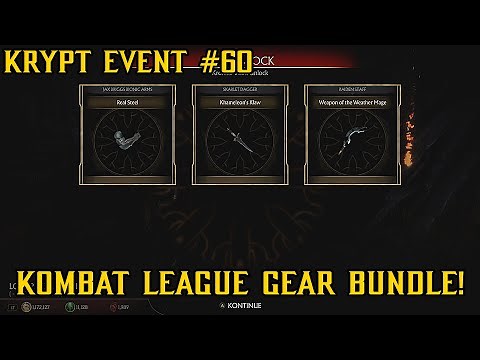 MK11 - Krypt Event #60 - GOLD Kronika Vault Location - Rare Kombat League Gear Bundle! [Guide]