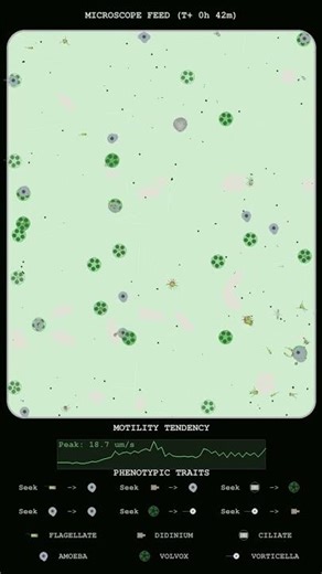 Microscopic Kinetic Analysis: Didinium and Vorticella Dynamics