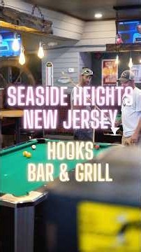 The Jersey Shore Seaside Spot You NEED to Try! | Hook’s Bar & Grill + SpikedAde 🍻🎣