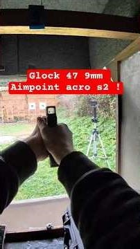 Glock 47 9mm with Aimpoint acro s2! An interesting combo.