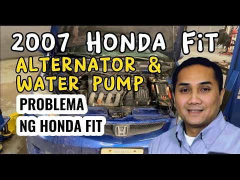 2007 Honda Fit Alternator Replacement - Easy Water Pump Removal