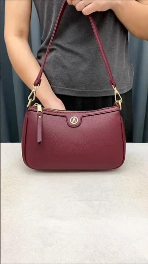 Soft Leather Crossbody Bag for Women | Elegant Everyday Shoulder Handbag #shortsfeed